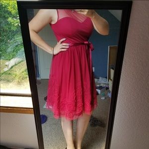 David’s Bridal Bridesmaid Dress in Apple